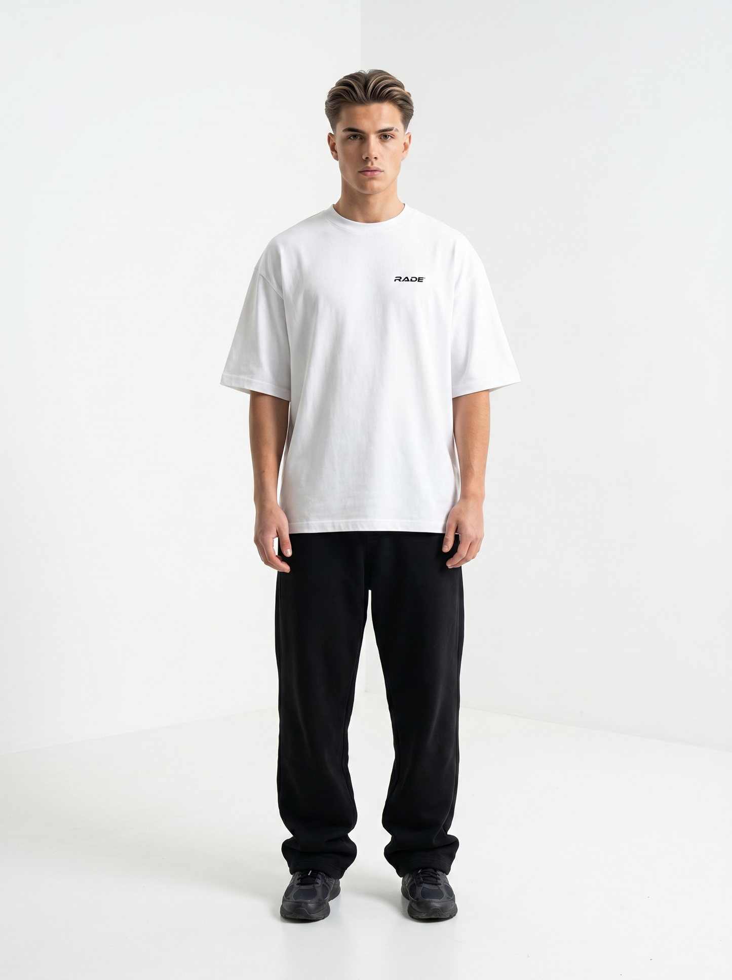 RADE LOGO TEE PURE WHITE