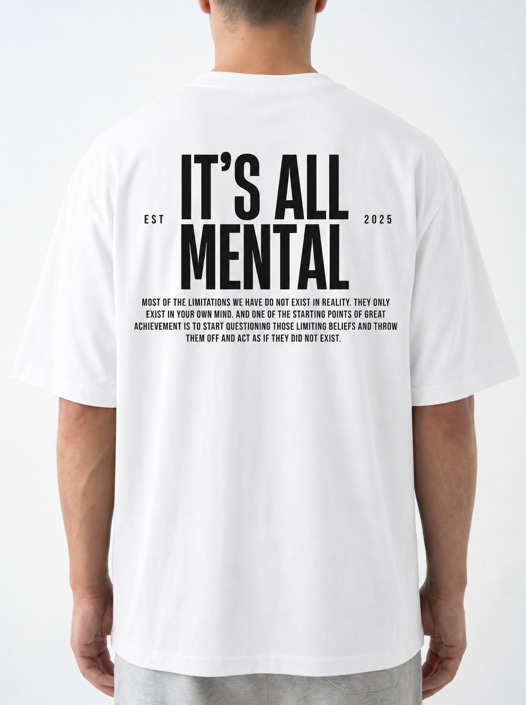 MENTAL TEE PURE WHITE